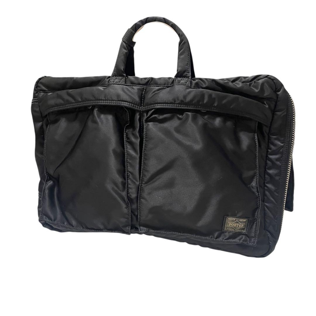 廃盤 PORTER タンカー ビジネスバッグ 3way A4可 大容量 ブラック