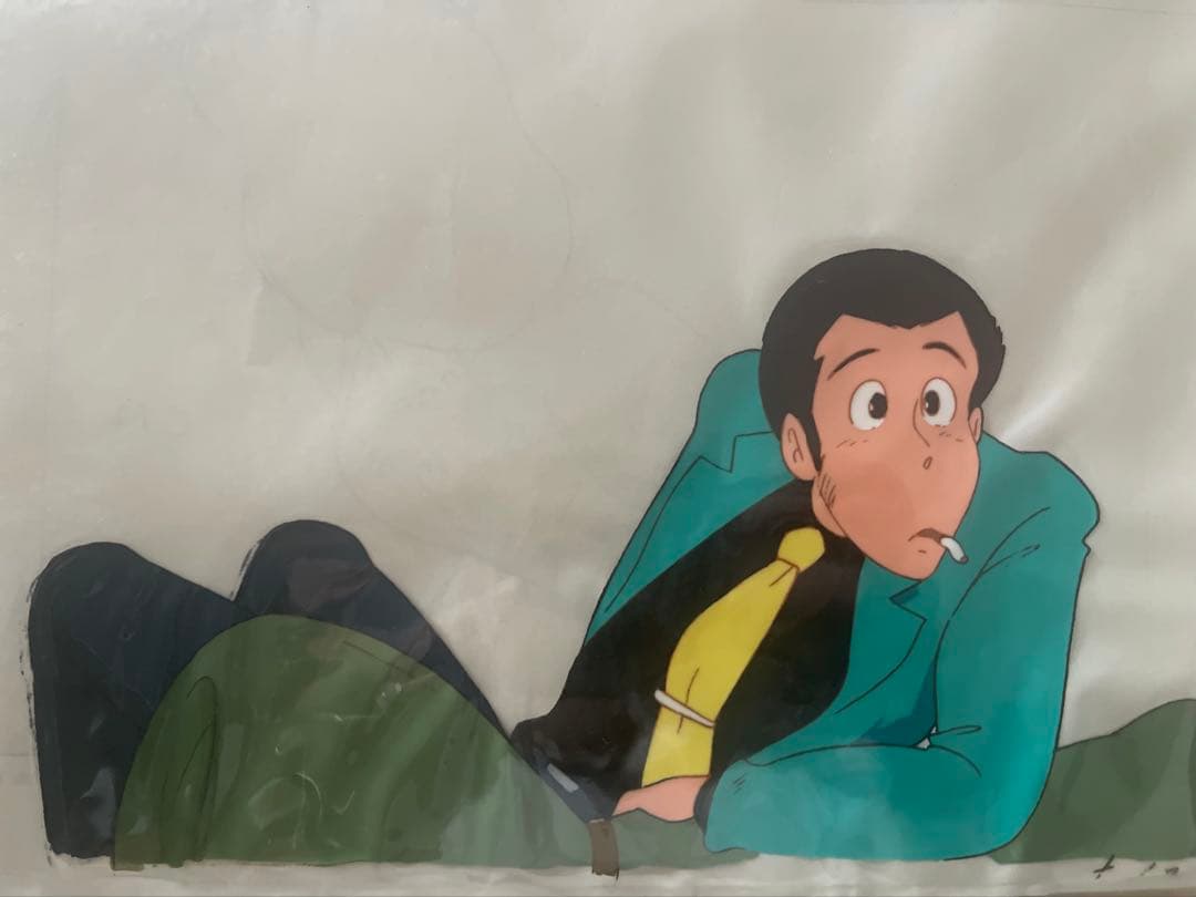 ルパン三世　カリオストロの城　セル画　ラフ原画　宮崎駿監督作品