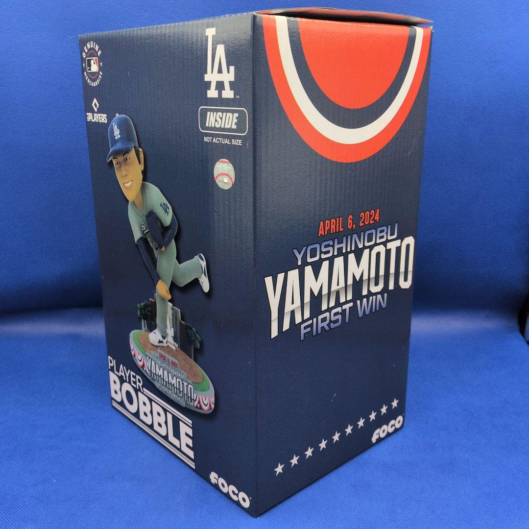 メ*ん様 山本由伸 2024年ドジャース初勝利 ボブルヘッド 世界218個限定版