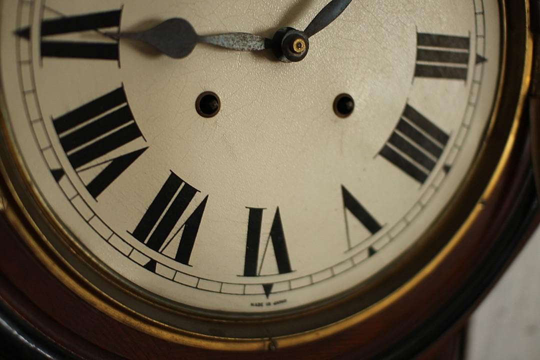 愛知時計製　古い掛時計　八角時計　高さ　82.5㎝