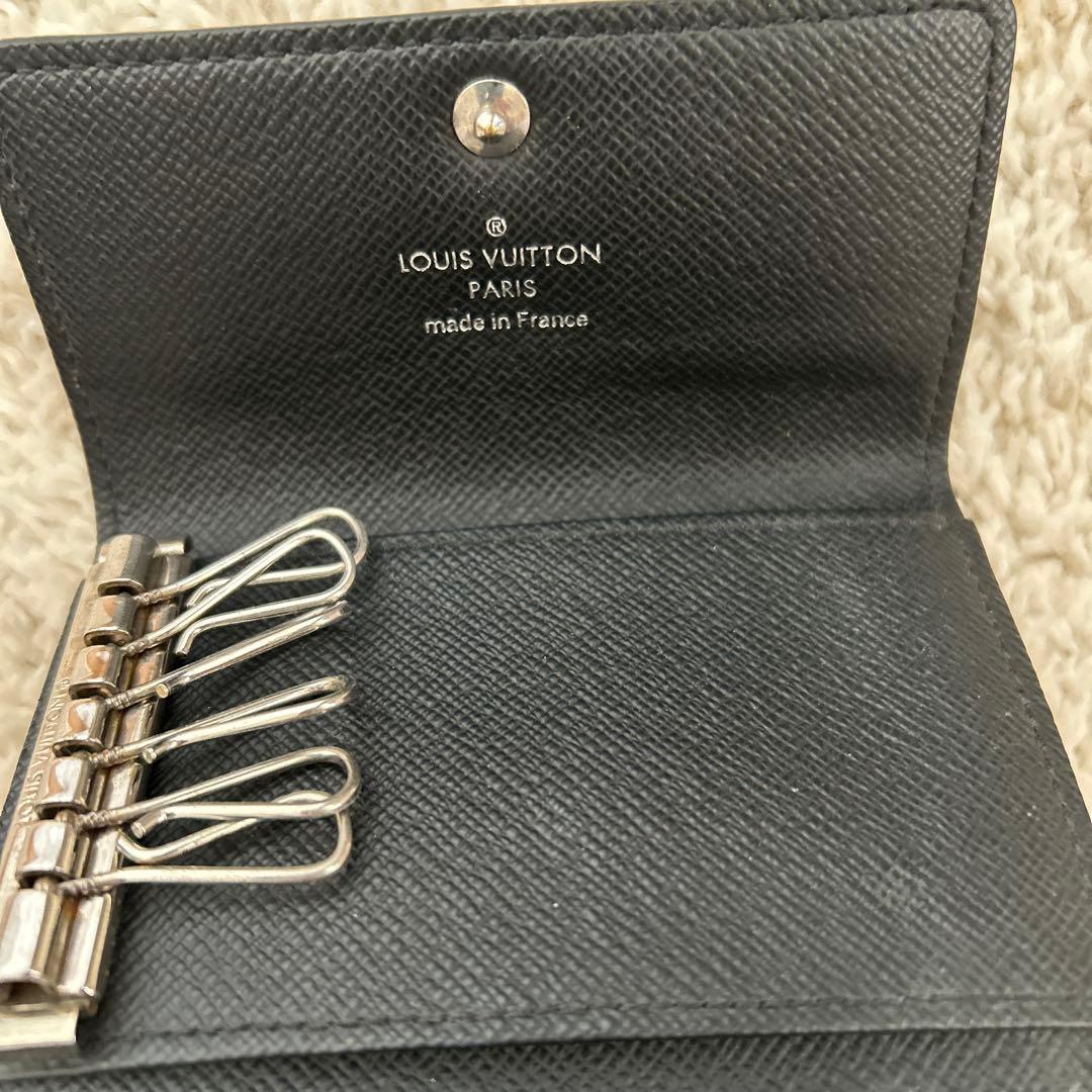 【美品】ルイヴィトン ダミエ グラフィット ミュルティクレ6 キーケース