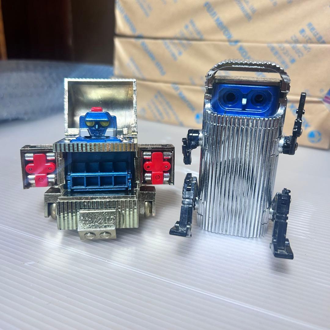タツノコプロ メカニックライタン 変形ロボ玩具 超合金　2体 1981年