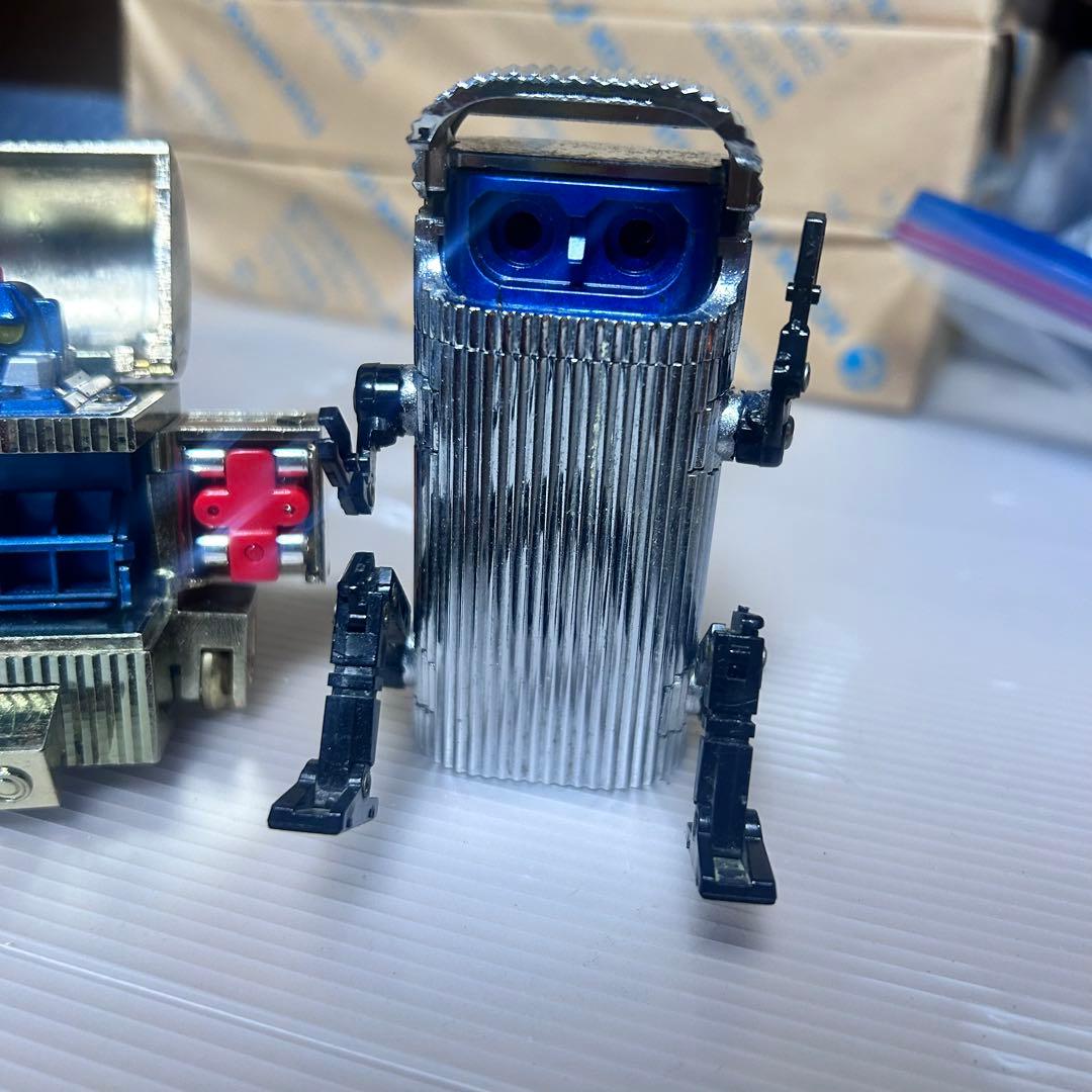 タツノコプロ メカニックライタン 変形ロボ玩具 超合金　2体 1981年