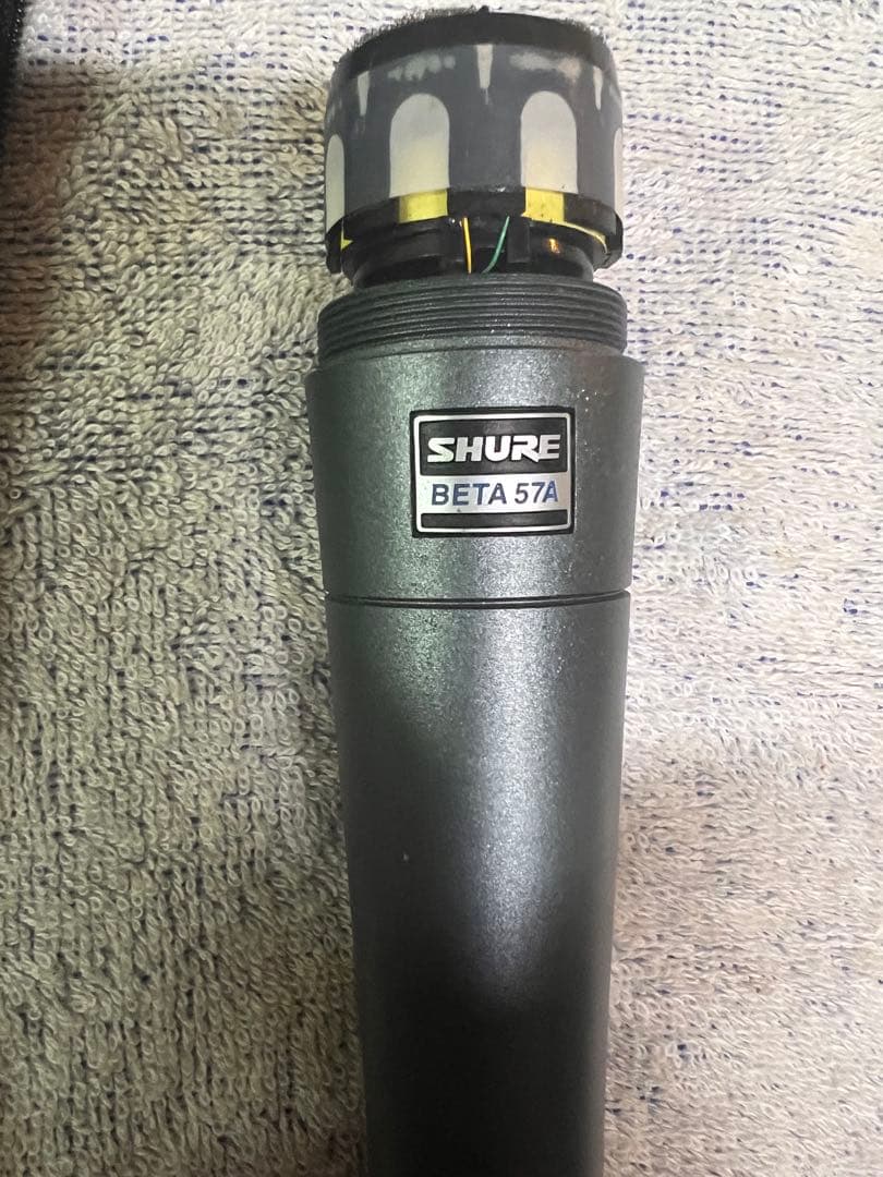 SHURE BETA57A 稀少 ガラスダイアフラム マイク 未使用に近い