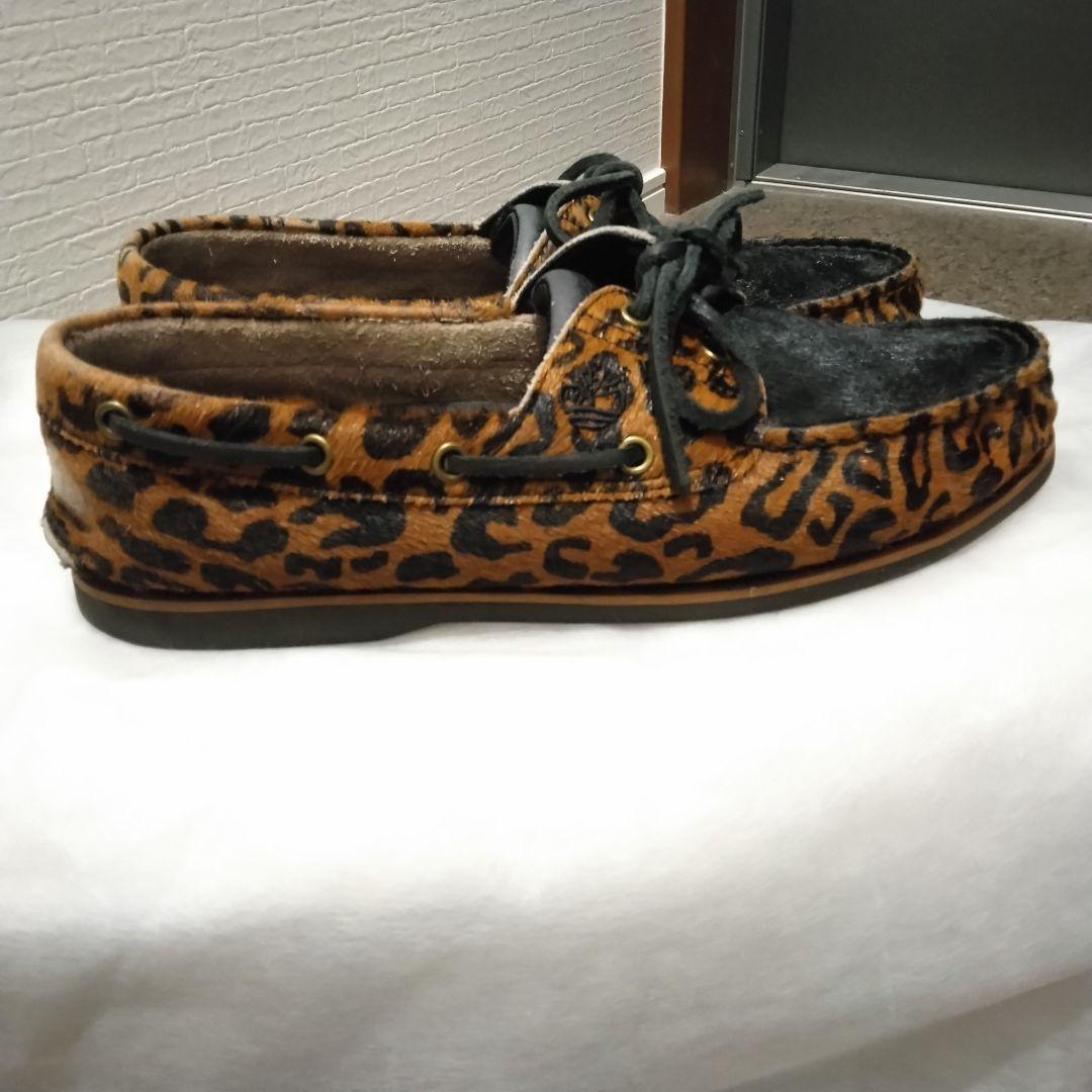 【稀少】ワコマリア×ティンバーランド デッキシューズ レオパード柄 ハラコ使用
