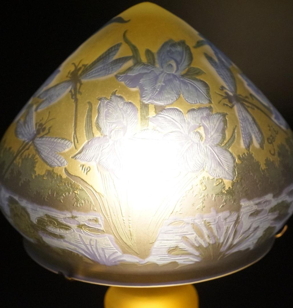 特大　エミールガレ２灯　50cm　卓上ランプ　フロア照明　ナイトスタンド