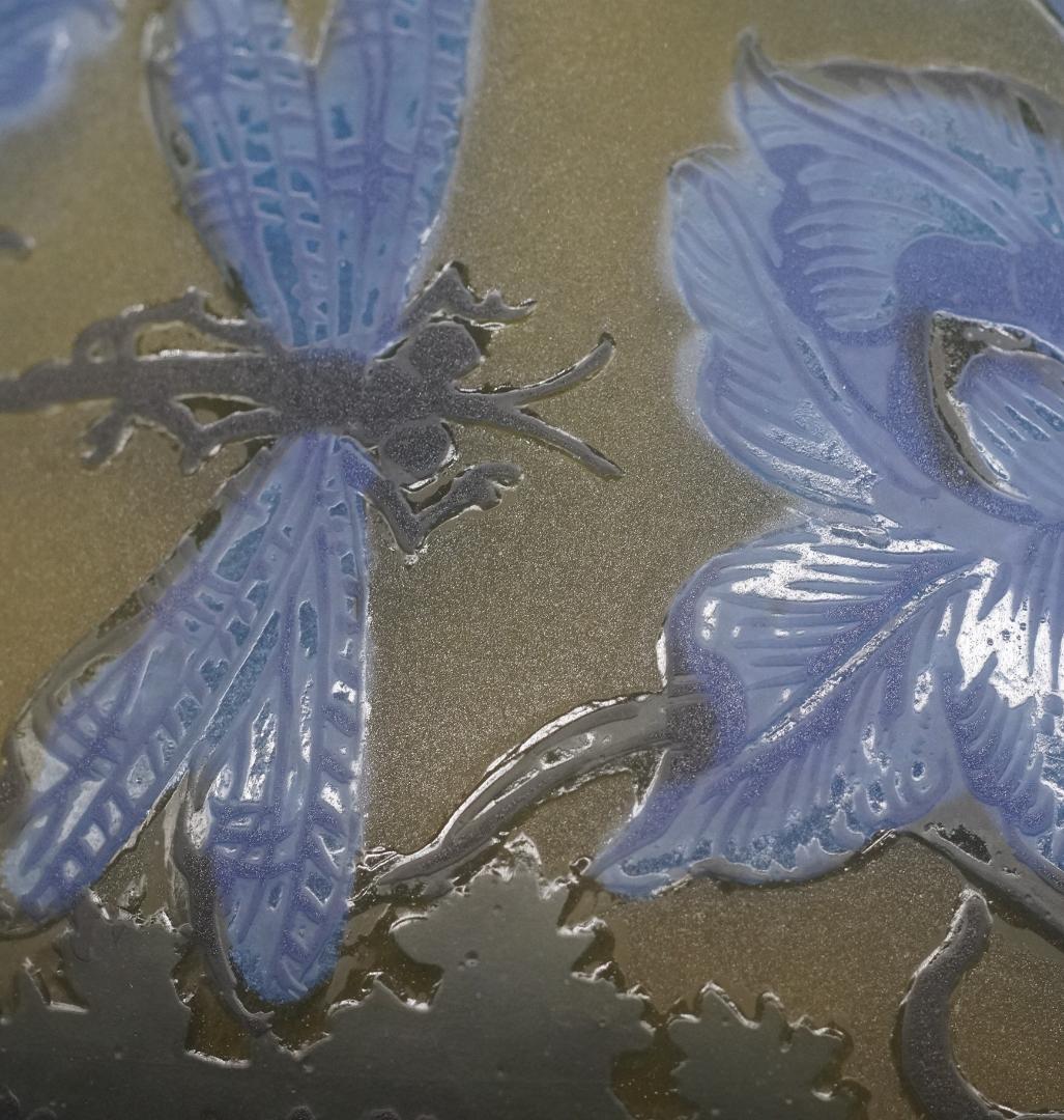 特大　エミールガレ２灯　50cm　卓上ランプ　フロア照明　ナイトスタンド