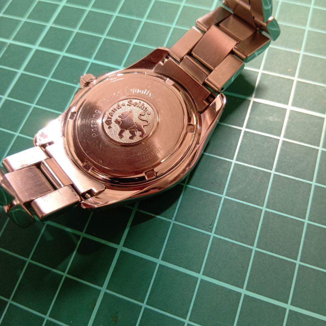 SEIKO Grand Seiko ブラック 腕時計(裏蓋確認)