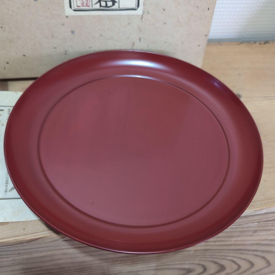 浄法寺塗　大皿　椿皿