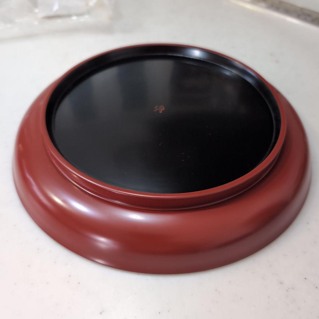 浄法寺塗　大皿　椿皿