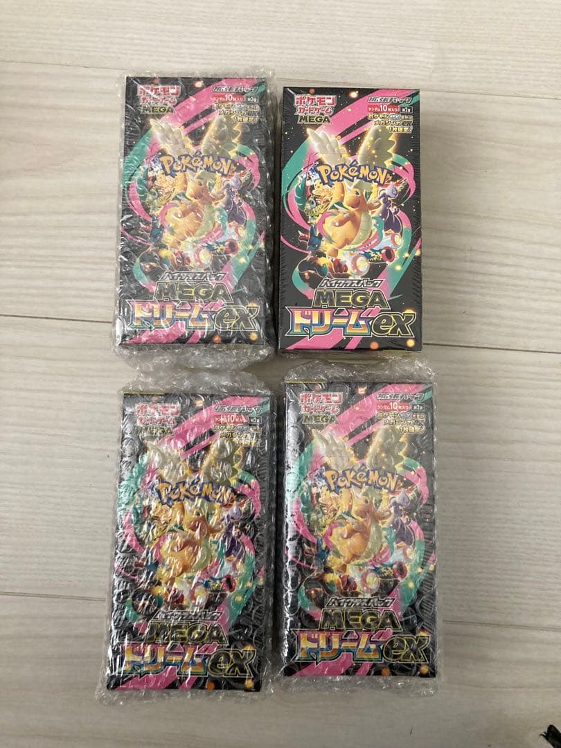 ポケモンカードゲーム メガドリームex 4BOX シュリンク付き