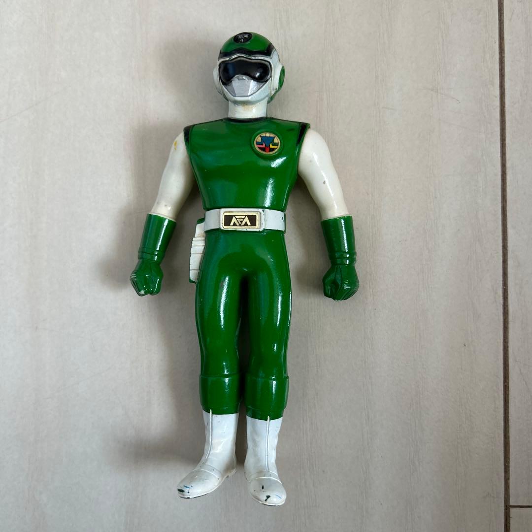 昭和レトロ　超貴重　超新星フラッシュマン　ソフビ5体セット