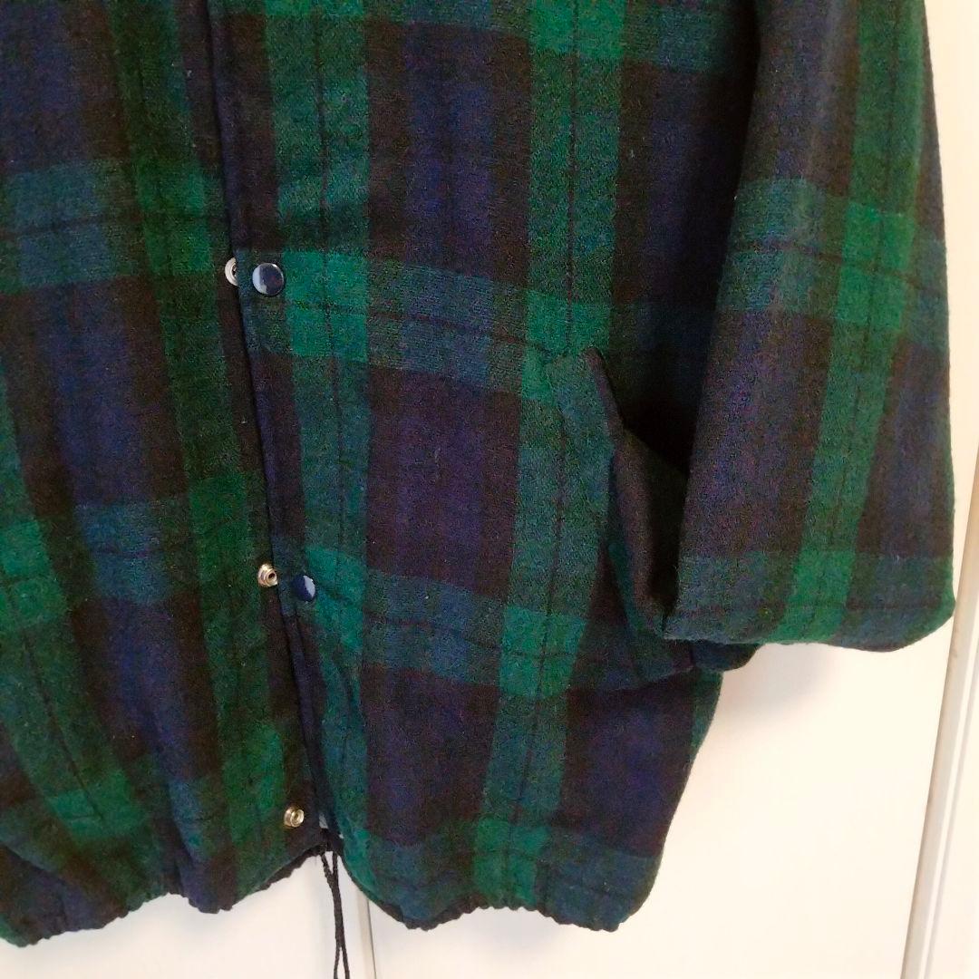 Empire ウールチェックコーチジャケット　アメリカ製