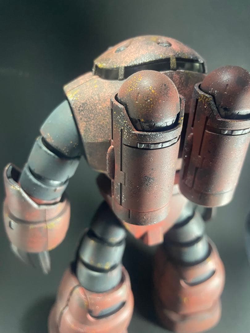 バンダイMG 1/100シャア専用ズゴックMSM-07Sエイジング全塗装完成品