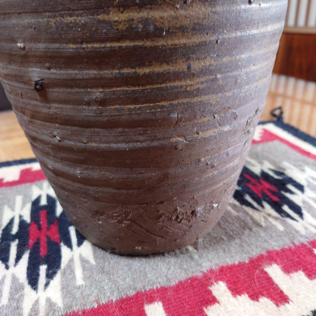 もっちゃん 古備前 壺 三耳壺 27cm 骨董