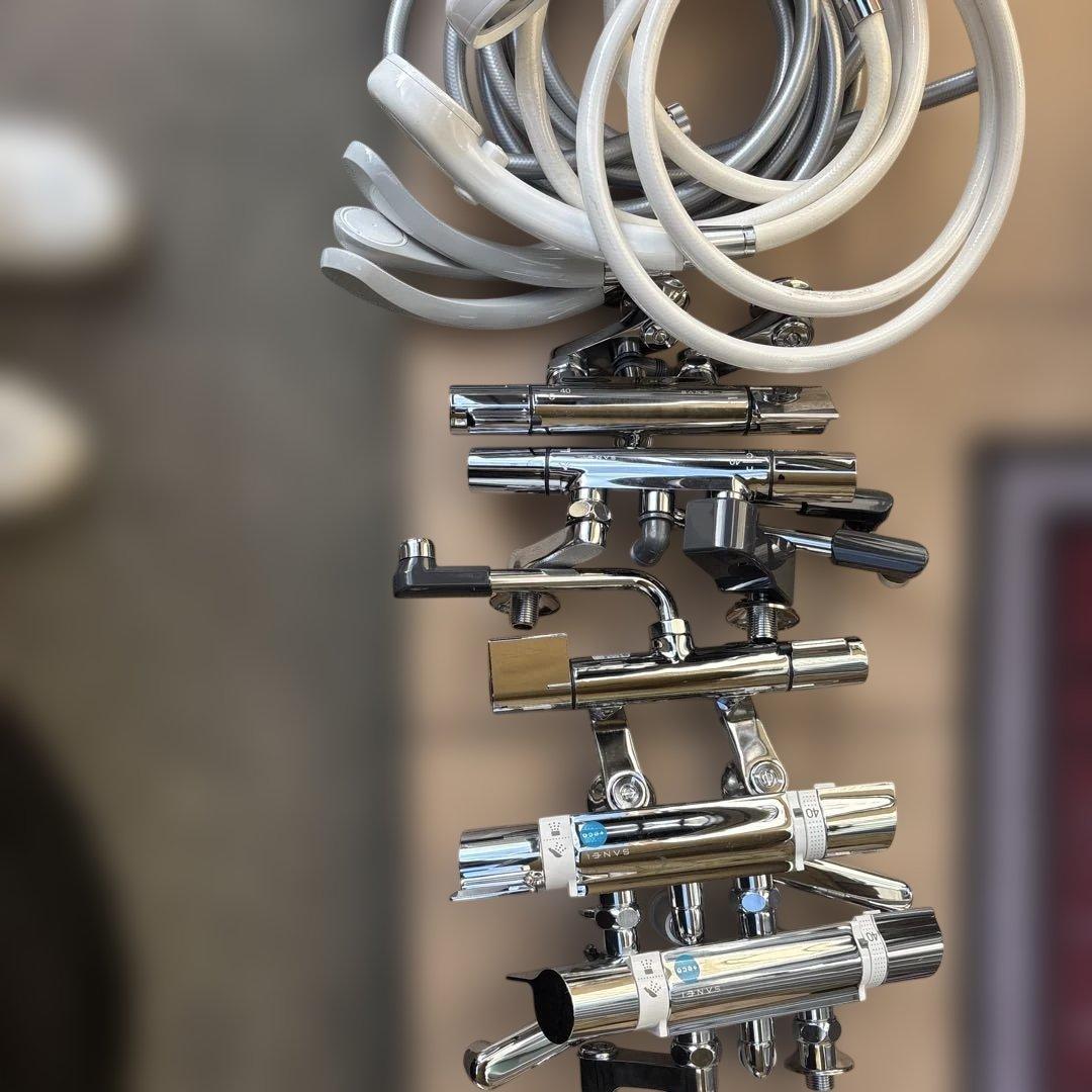 SANEI シャワーヘッド 温度調整機能付き5個組