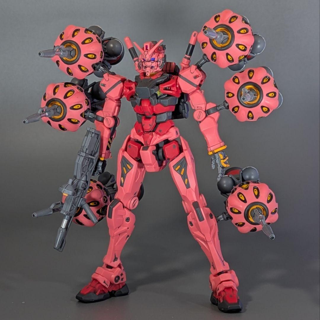 【予約注文】GQ1/144赤いガンダム　ビット×6 ガンプラプラ 組立済 完成品