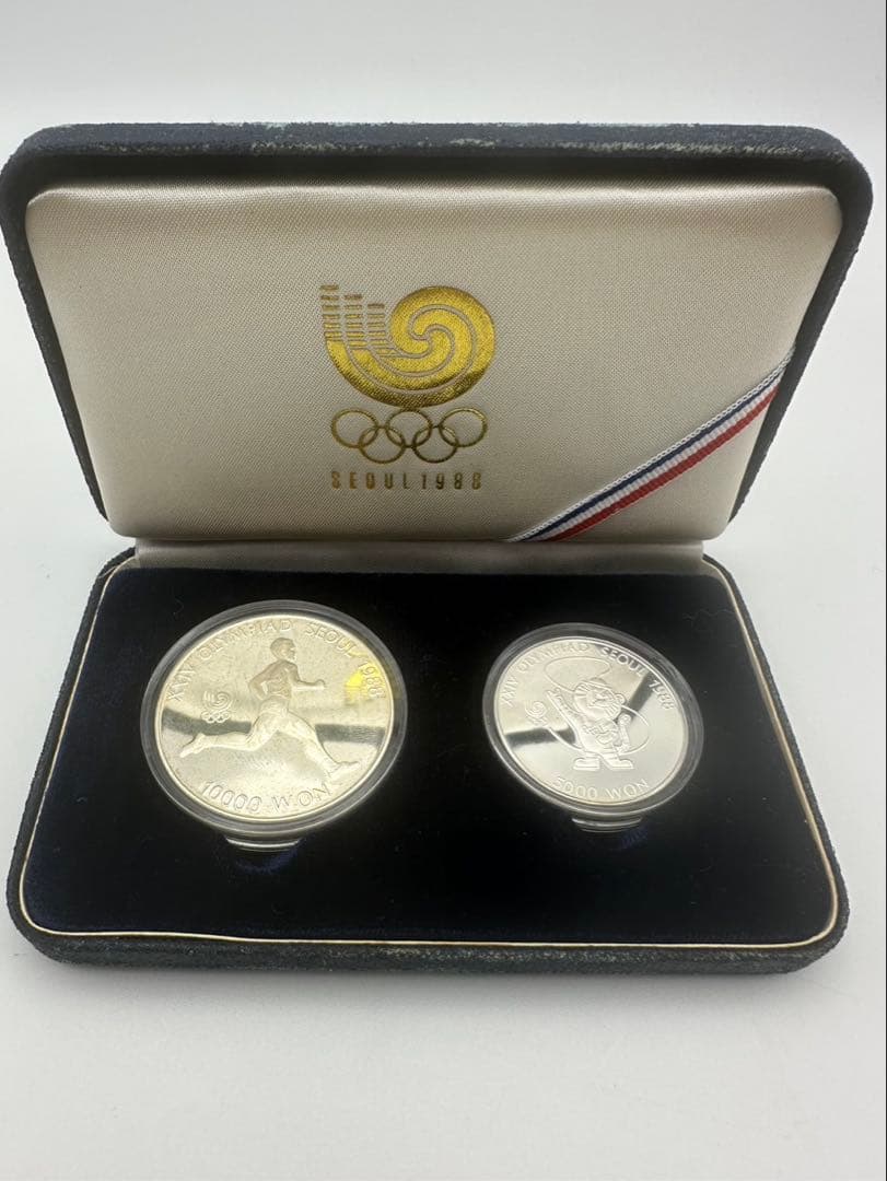 1988年 ソウルオリンピック 記念硬貨 銀貨 10000ウォン 5000ウォン