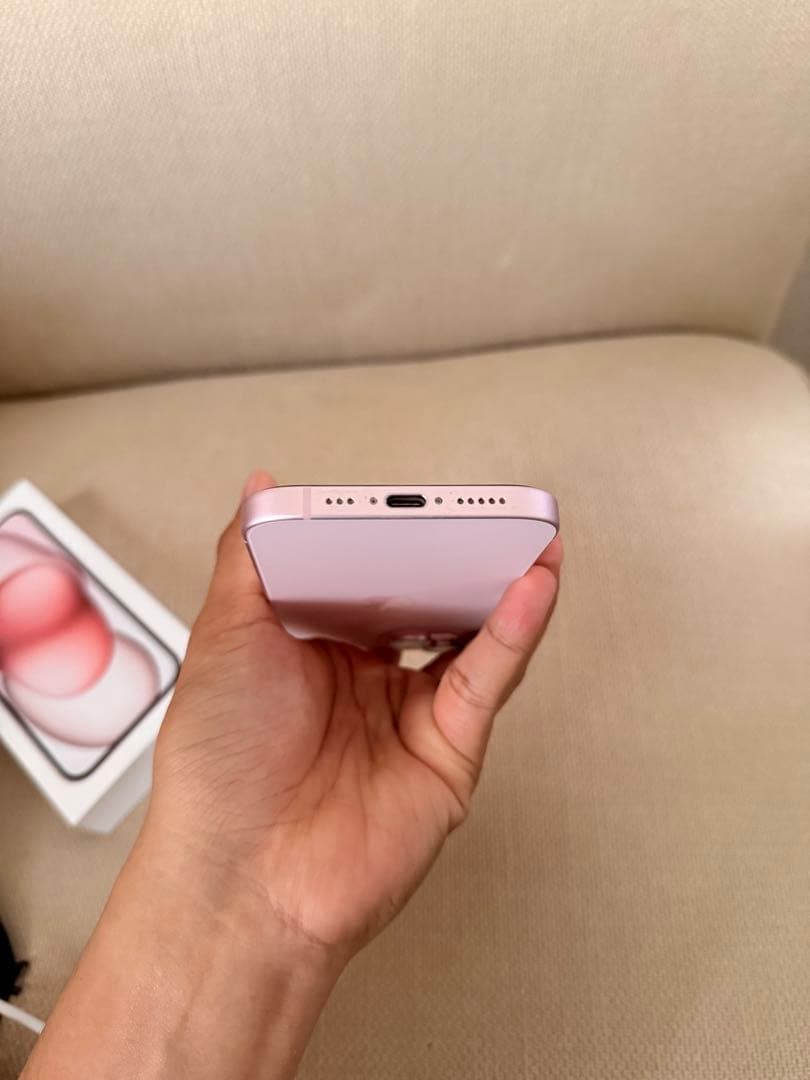 【美品】Apple iPhone 15 ピンク 本体