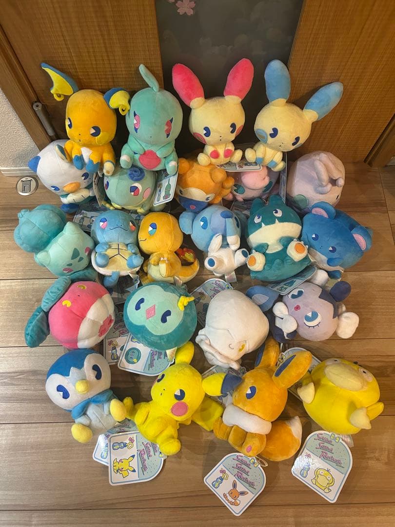 ポケモン　サイコソーダ・リフレッシュ　ぬいぐるみ　まとめ売り アマカジ ジラーチ