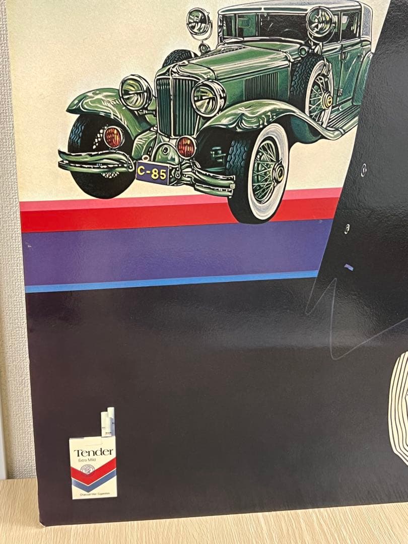 超希少・小玉英章　Tenderタバコ　販促パネル　アートパネル