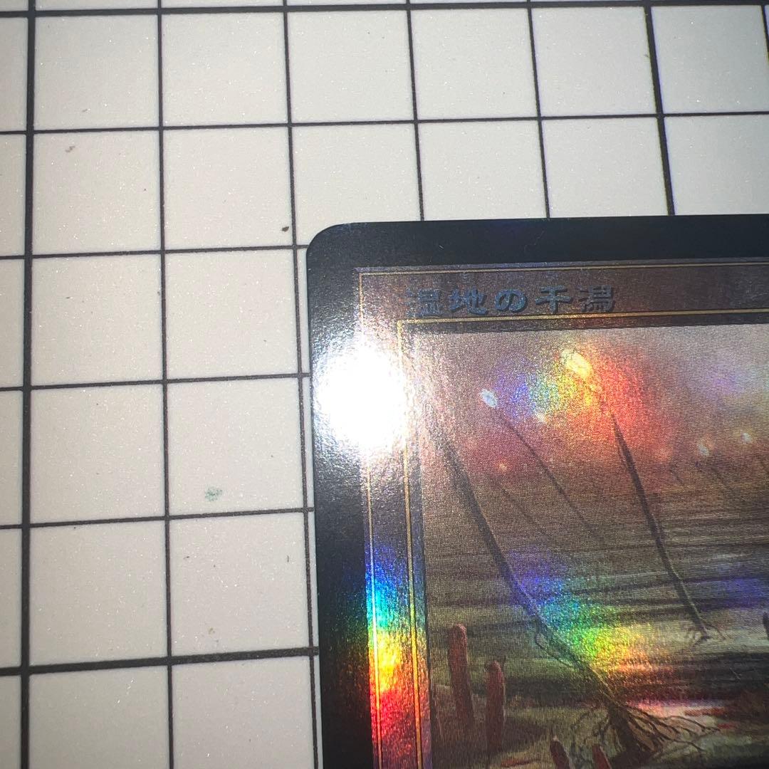 湿地の干潟　旧枠フォイル2枚