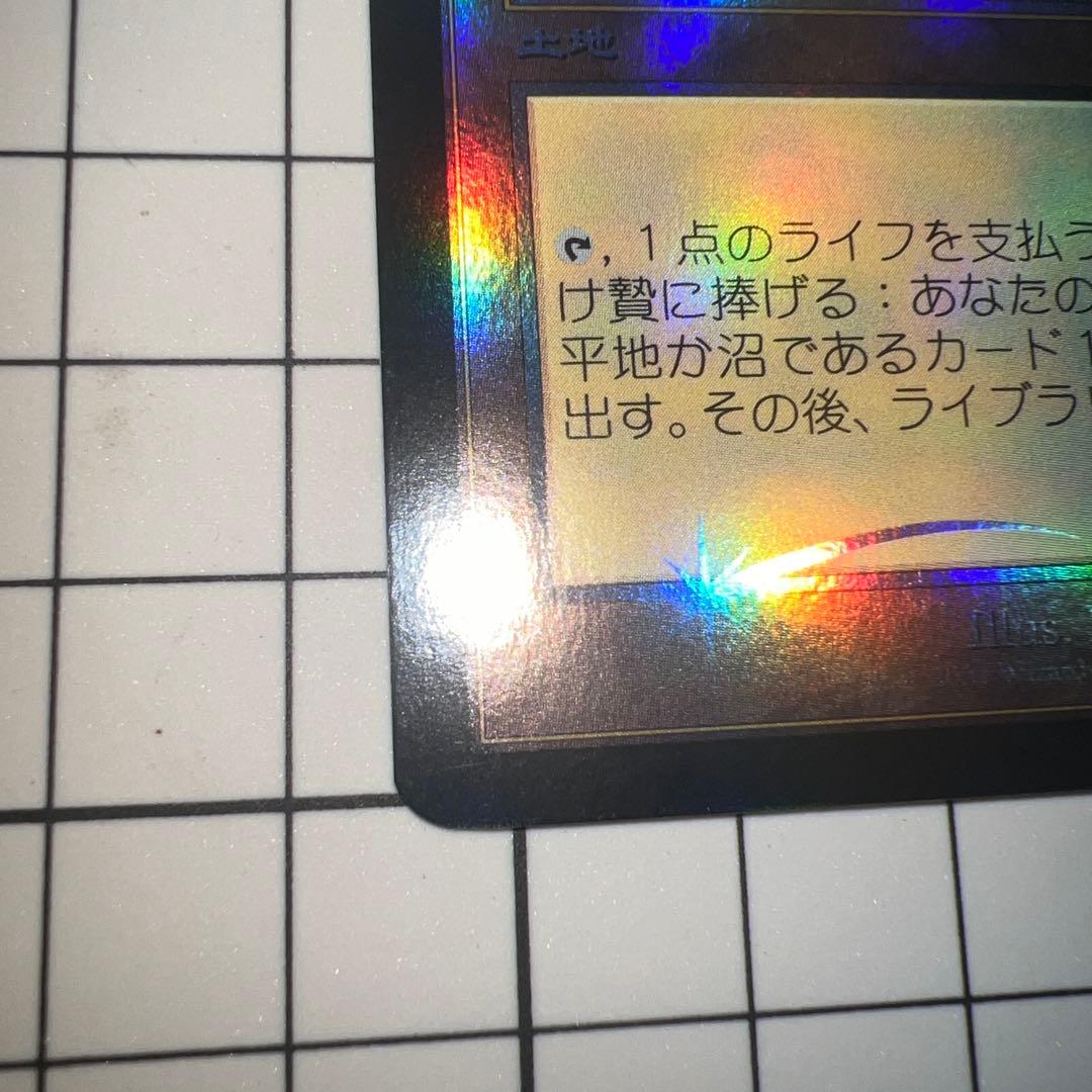 湿地の干潟　旧枠フォイル2枚