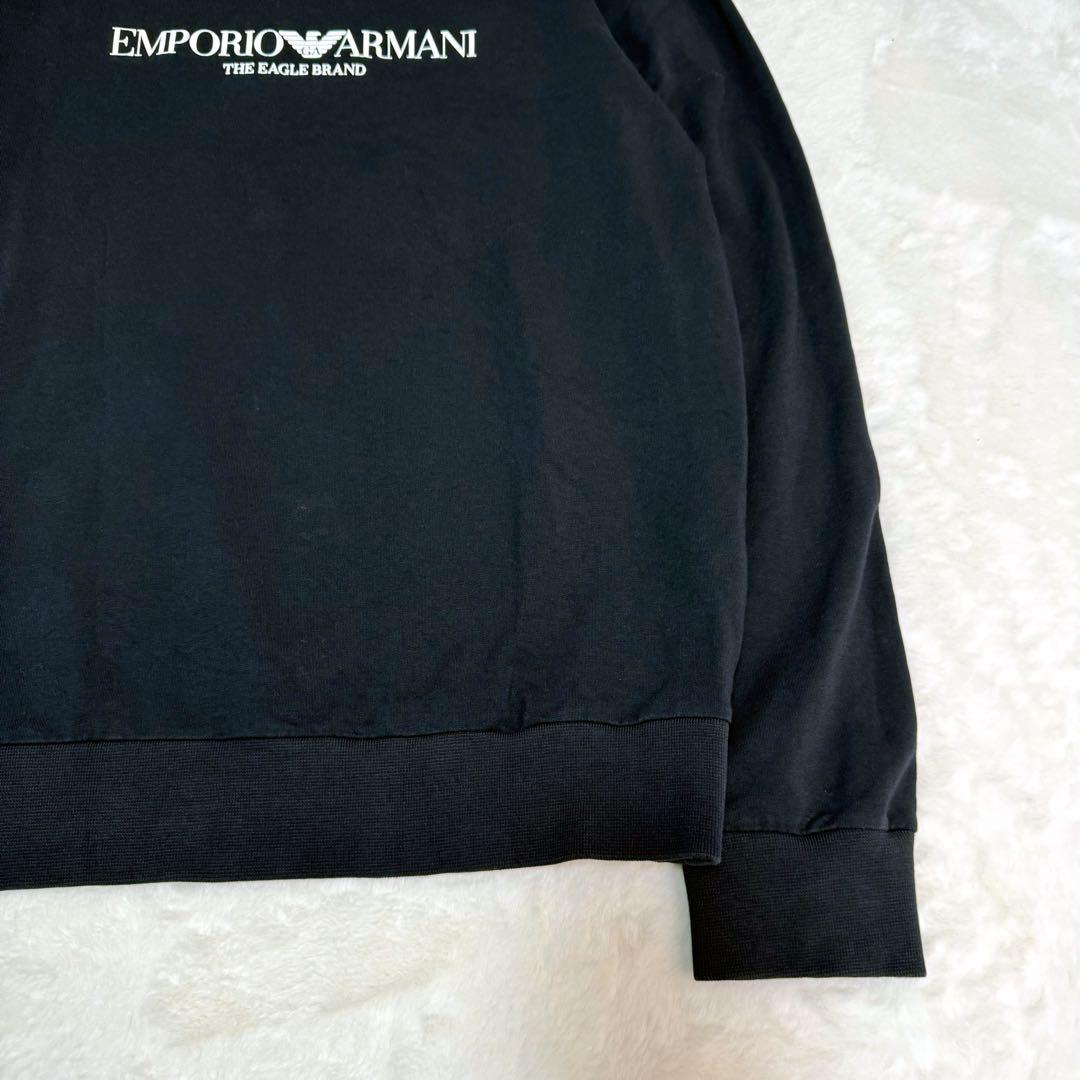 【美品】エンポリオアルマーニ Tシャツ ロンT スウェット　スエットブラック　M