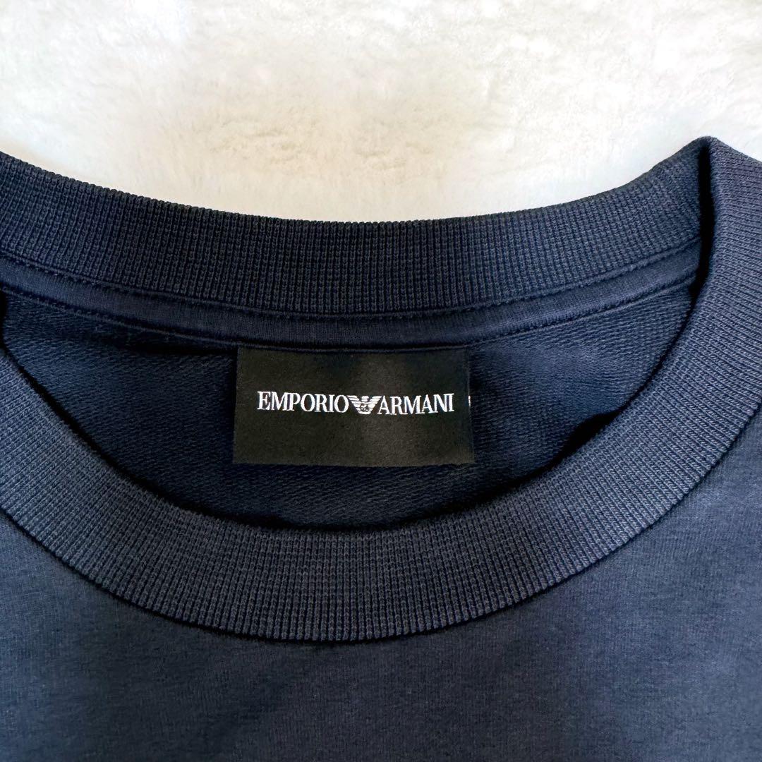 【美品】エンポリオアルマーニ Tシャツ ロンT スウェット　スエットブラック　M