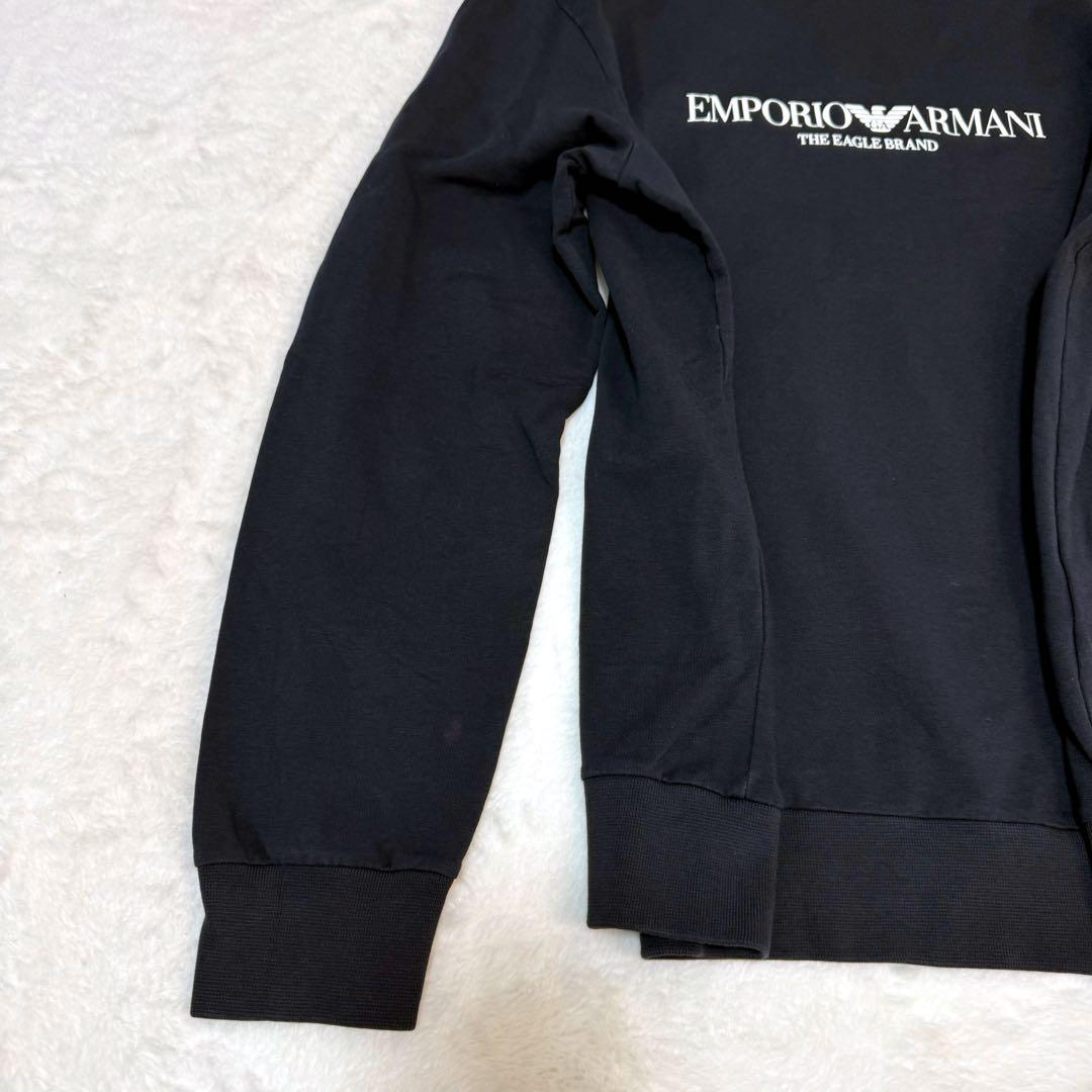 【美品】エンポリオアルマーニ Tシャツ ロンT スウェット　スエットブラック　M