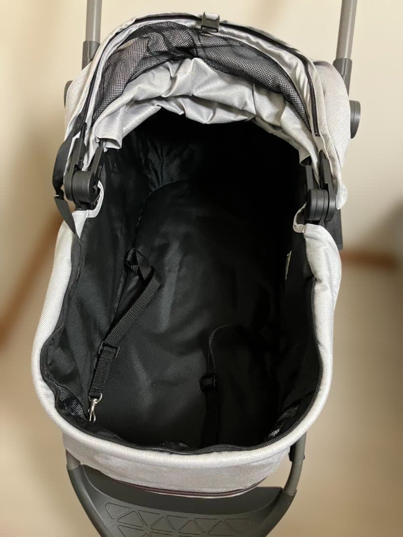 コムペット ルルテイル ラバーロックグレー 3輪ペットカート 中型犬・小型犬