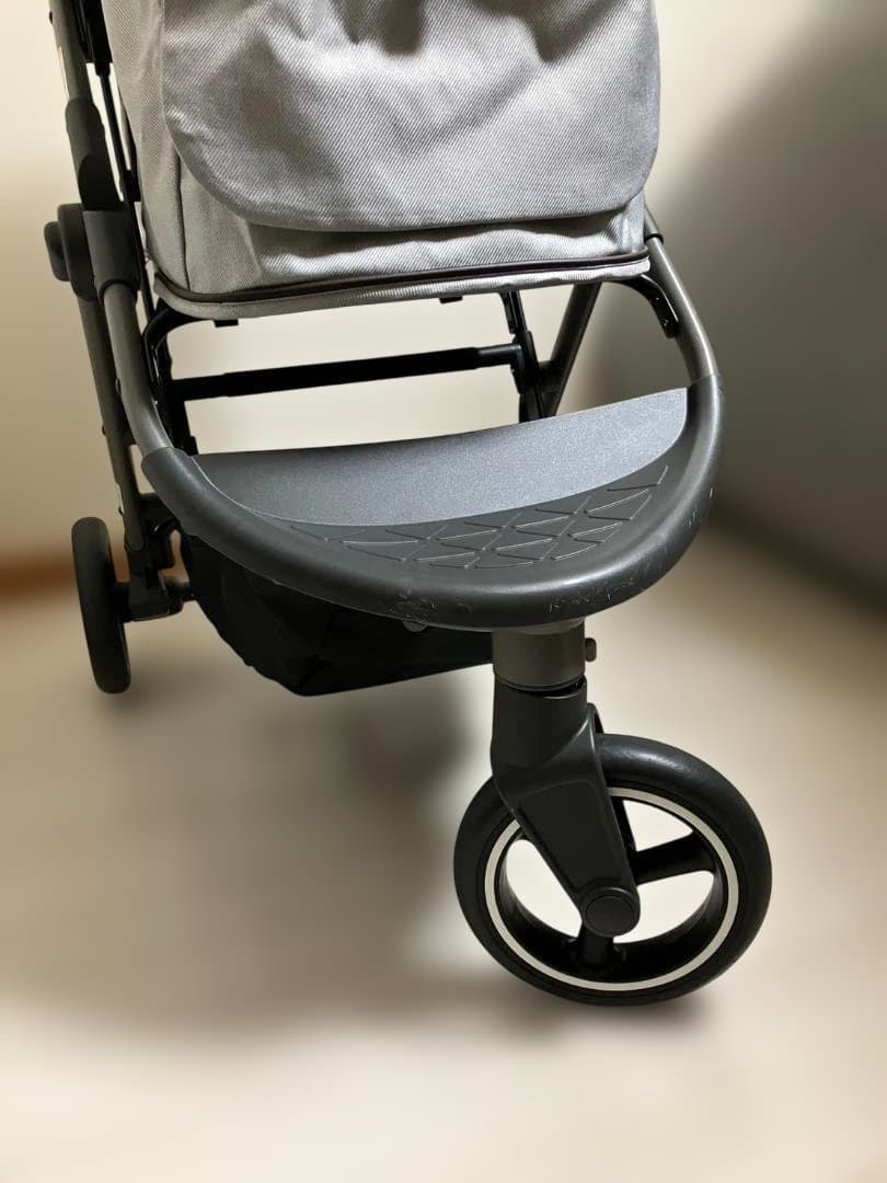 コムペット ルルテイル ラバーロックグレー 3輪ペットカート 中型犬・小型犬