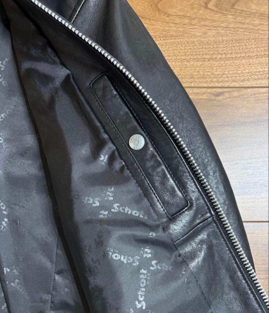 引っ越し資金かき集め中　Schott シングルブレストライダース