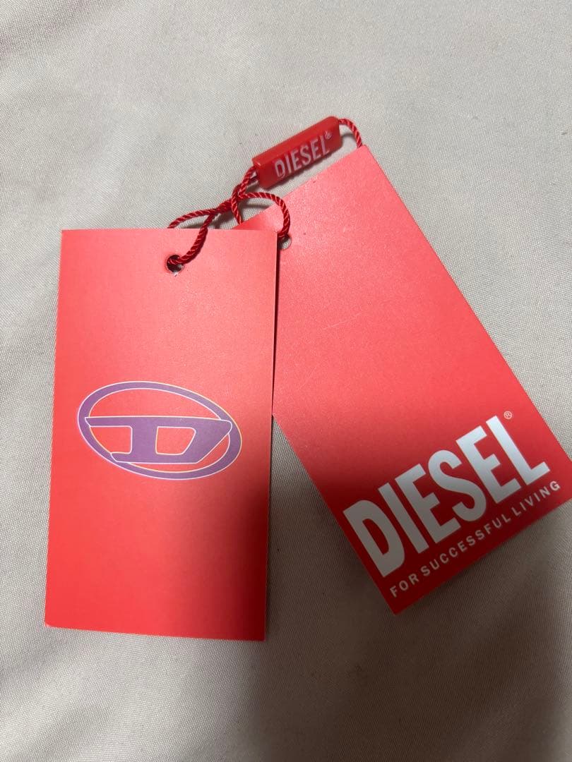 1225 DIESEL シルバーショルダーバッグ