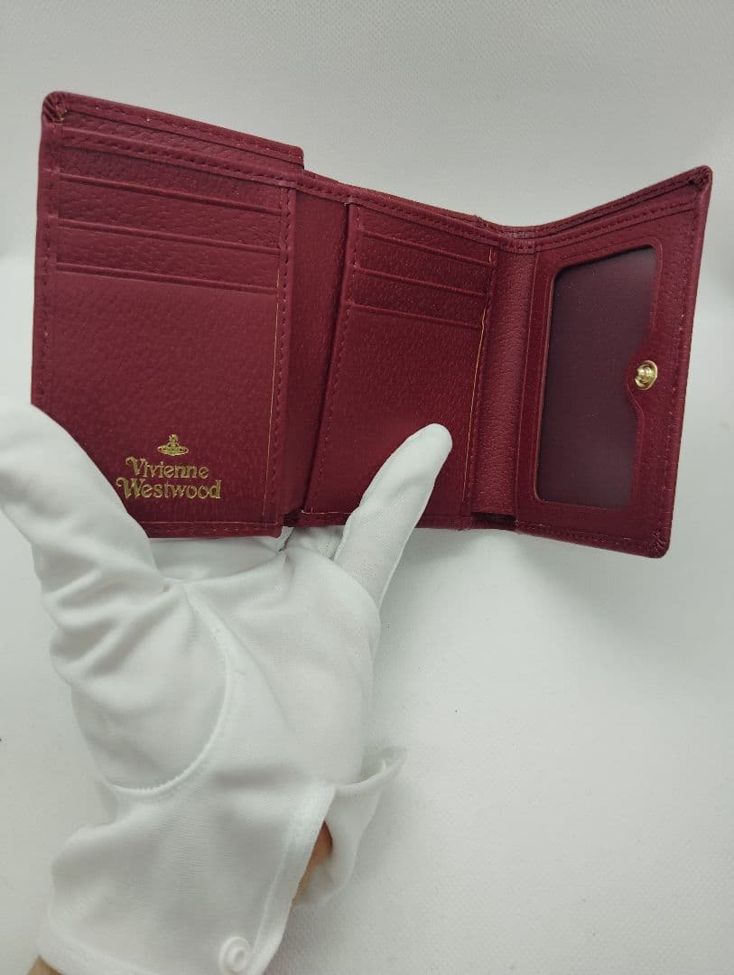 特価！袋箱付き新品未使用ヴィヴィアンウエストウッドバーガンディ財布