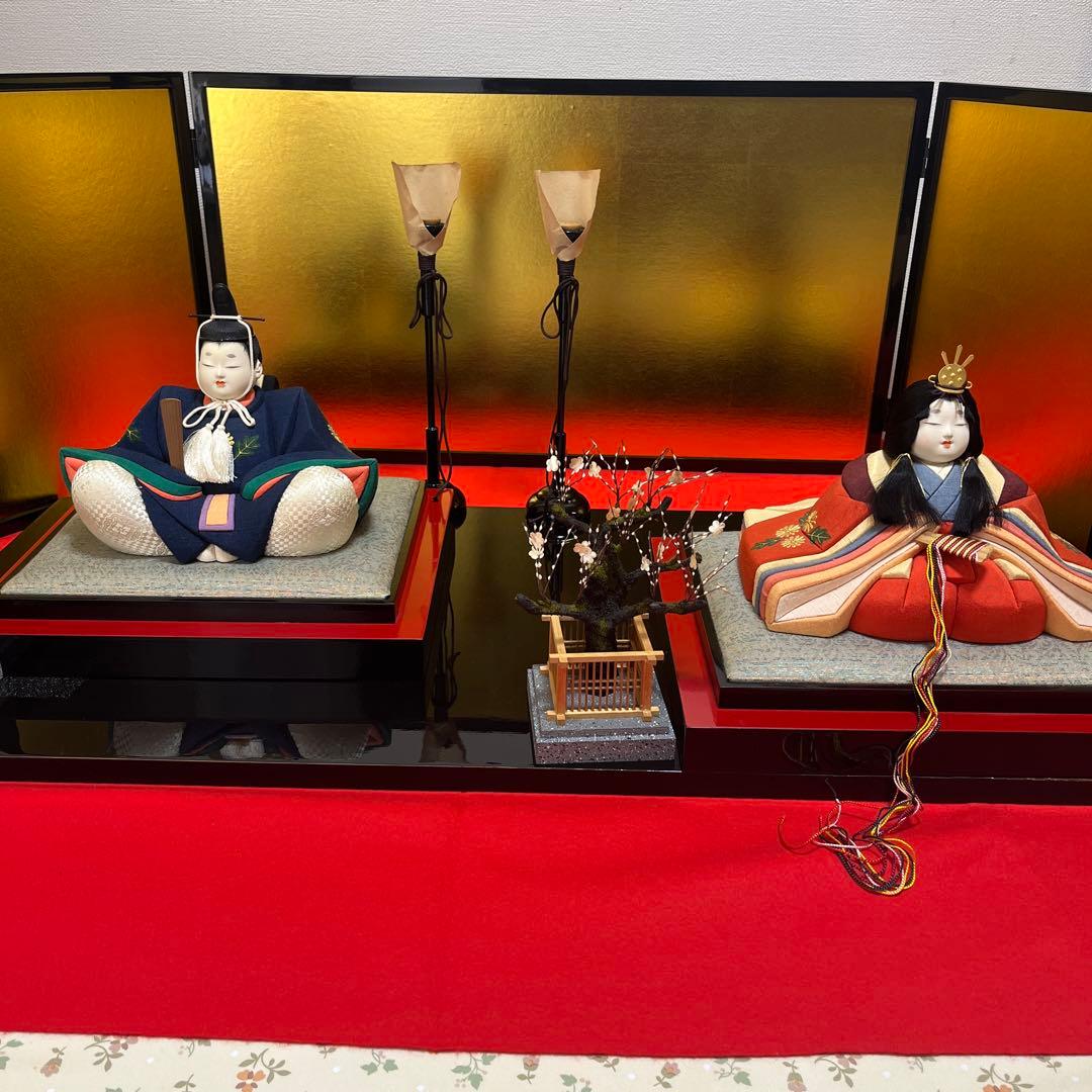 更に値下げ無形文化財人形師　雛人形　木目込み人形