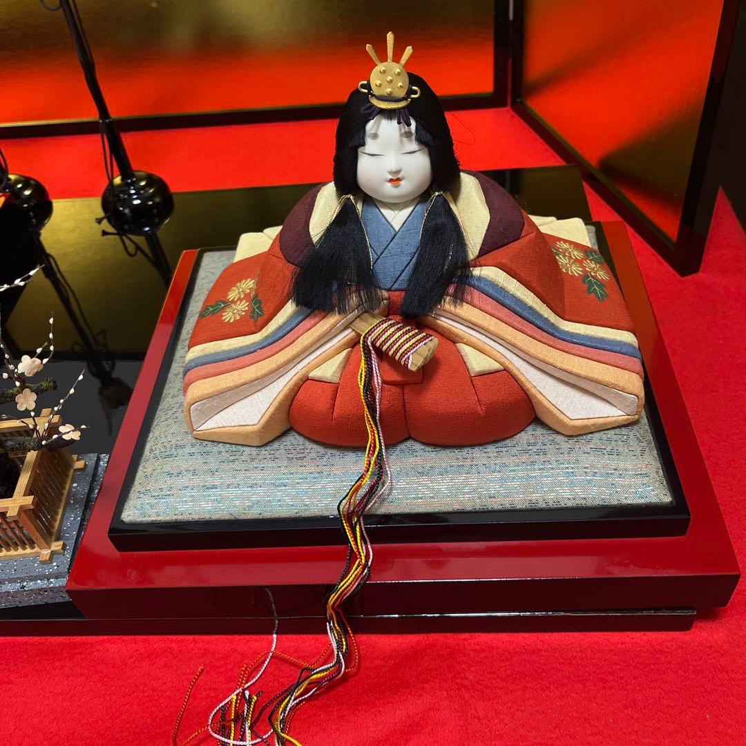 更に値下げ無形文化財人形師　雛人形　木目込み人形