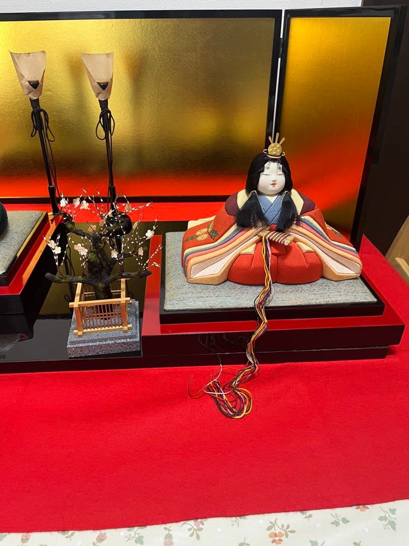 更に値下げ無形文化財人形師　雛人形　木目込み人形