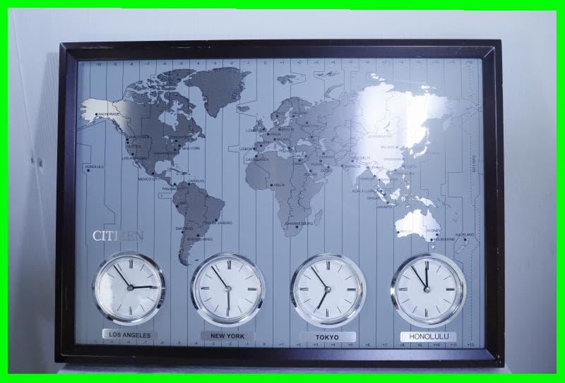 ◆シチズン　ワールドタイムＮ　掛け時計