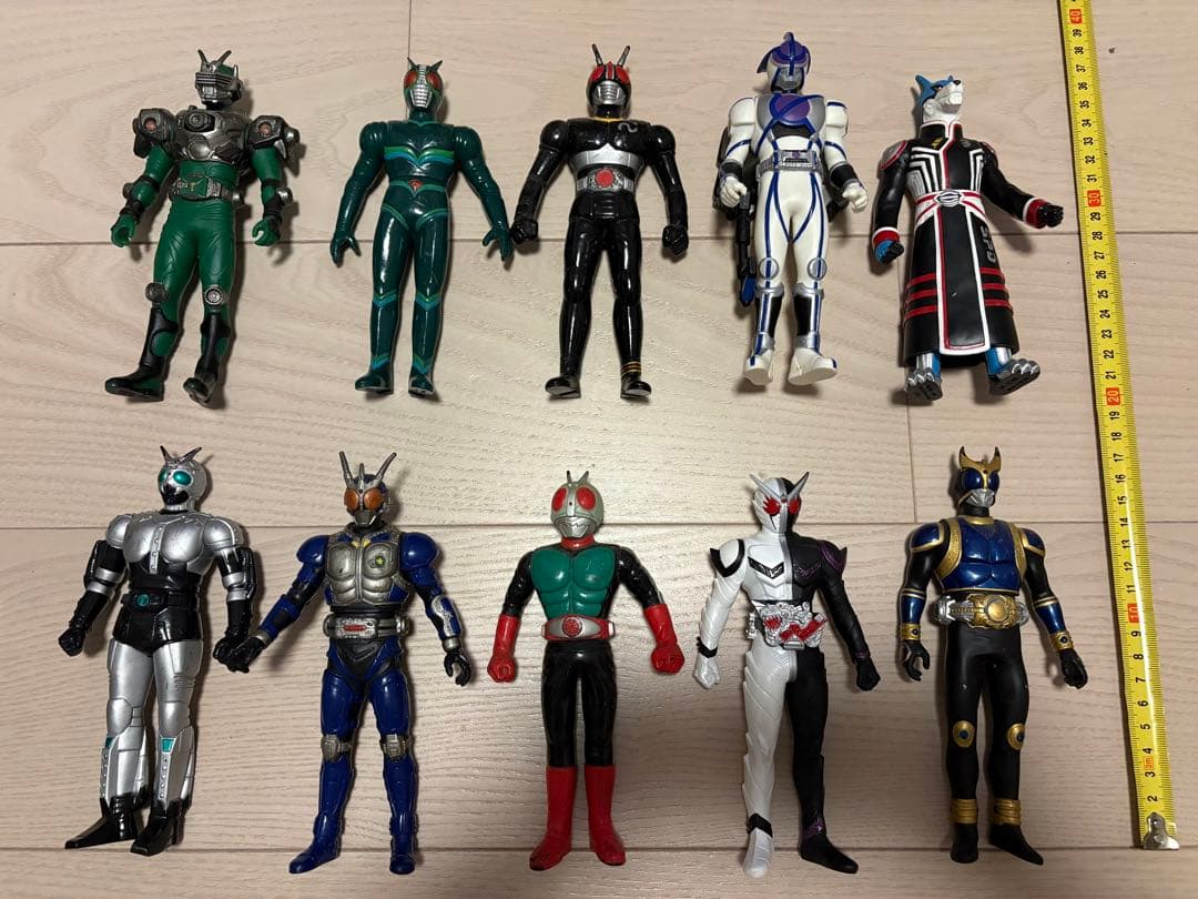 仮面ライダー　ソフビ　まとめ売り