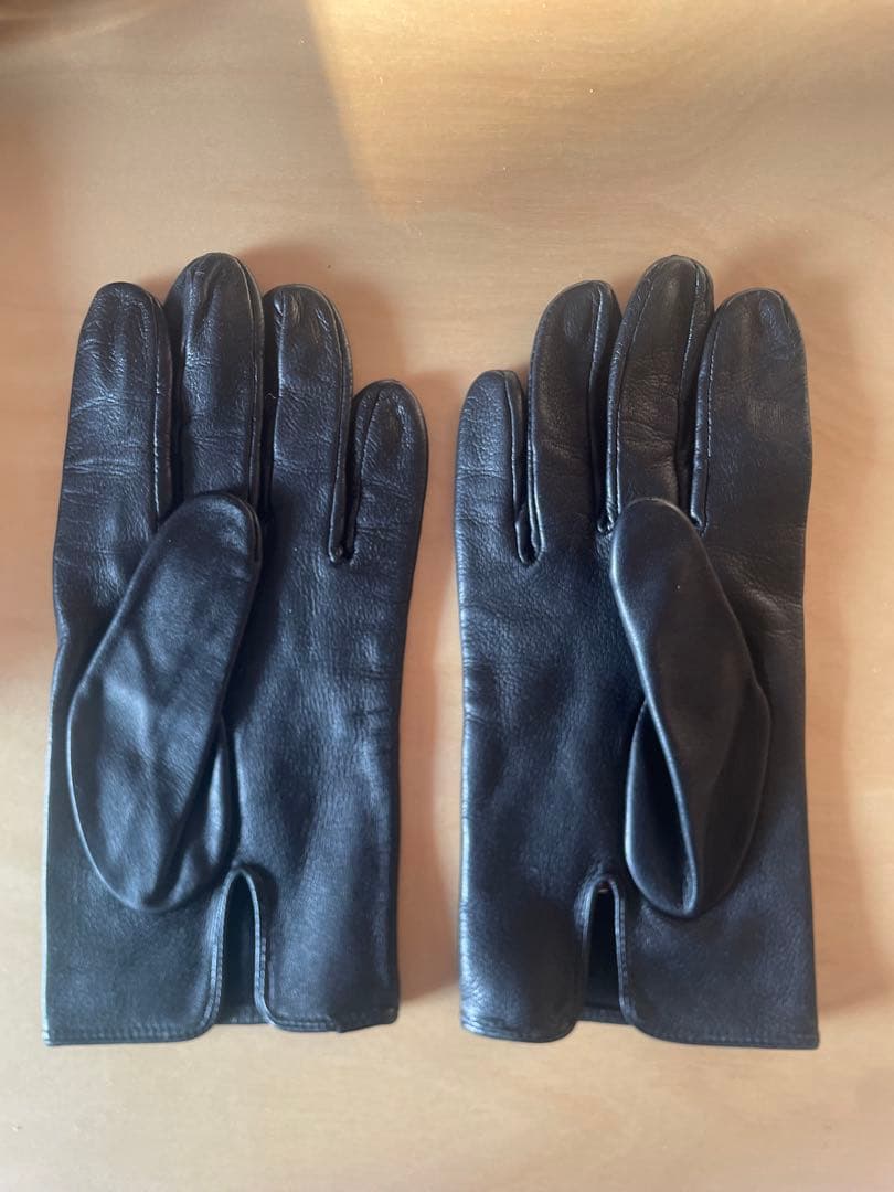 DENTS レザー手袋 ブラック size8