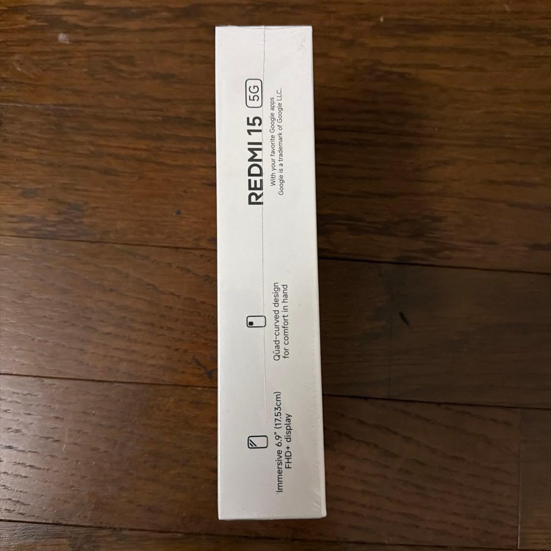 【新品未開封】 Redmi 15 5G Titan Gray 8GB/256GB