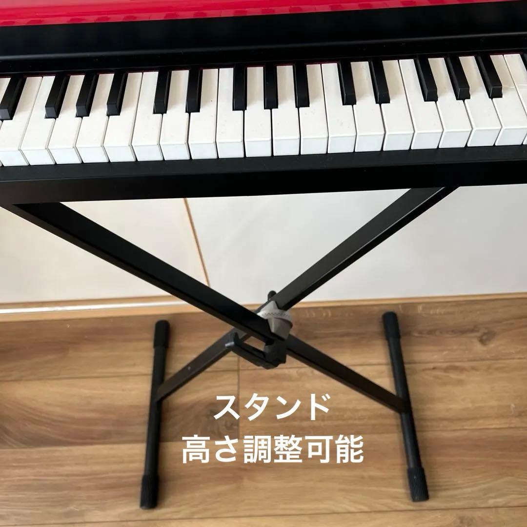 【美品】KORG MICROPIANO コルグ マイクロピアノミニ61鍵 レッド