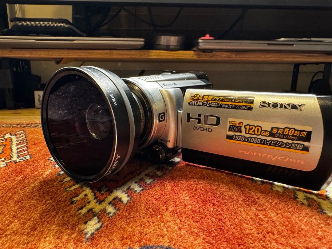 SONY ｜ HDR-XR500V + ワイコン付属