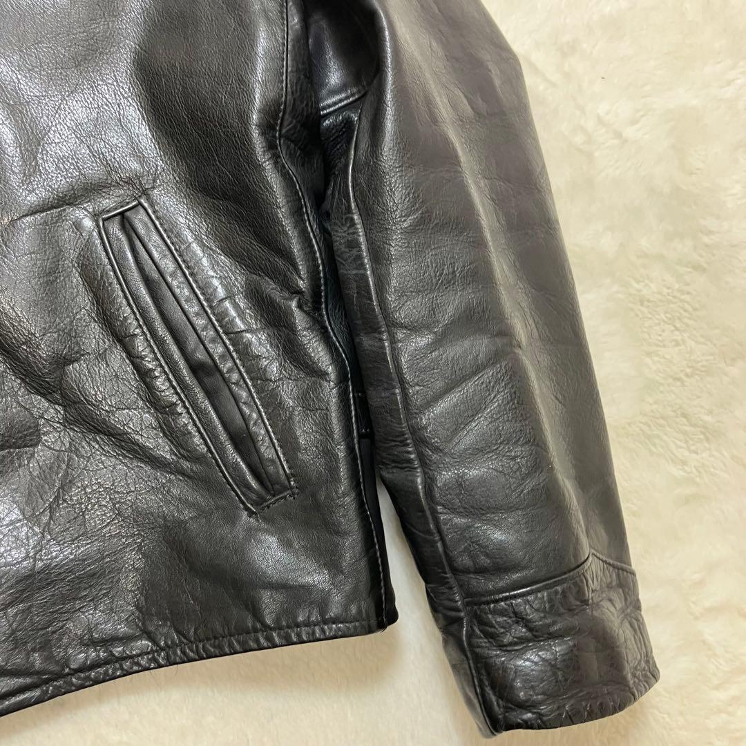 ハーレーダビッドソン 裏地キルティング 本革 レザージャケット ライダース 38