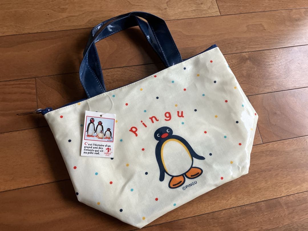 レア品　日本製　ピングー　ランチバッグ　コスメポーチ　タオル　定規