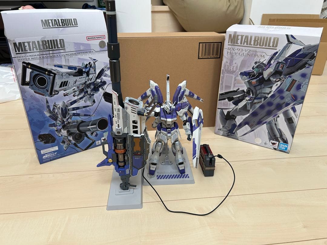 メタルビルド　ハイニューガンダム、ハイパーメガバズーカランチャーセット