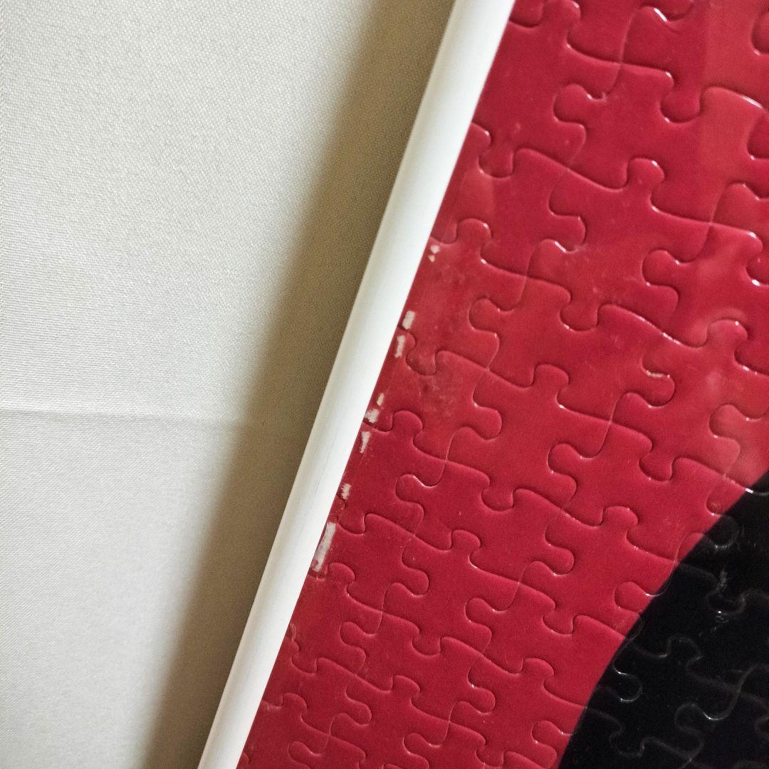 1997 当時物 鶴田一郎 美人画 赤薔薇 Sexy ノエビア パズル 完成品