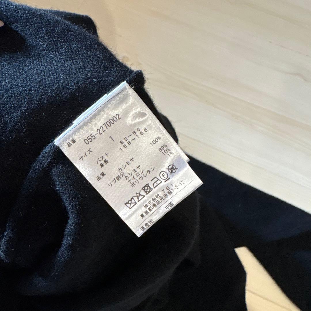 ひ*ん様 PEARLY GATES ブラック セーター　カシミア100%