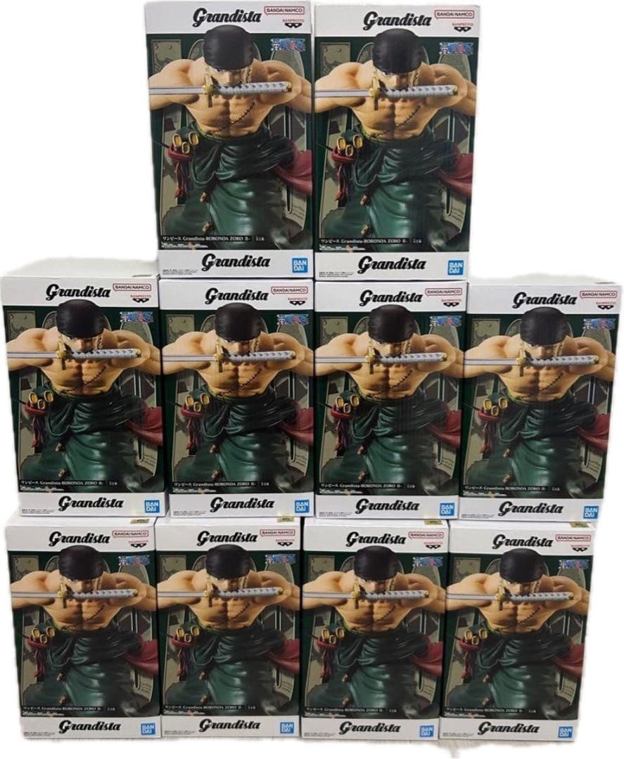 ワンピース Grandista ロロノア・ゾロ フィギュア 10点